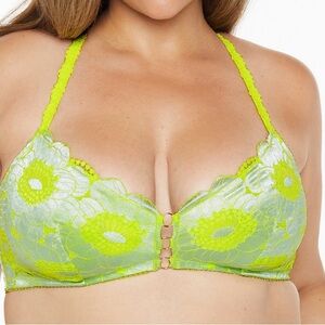 Savage X Fenty Neon Floral Lace Bralette